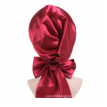 UNIQ Multicolors Silk Satin Long Tail Braids Durags Bonnet for Women